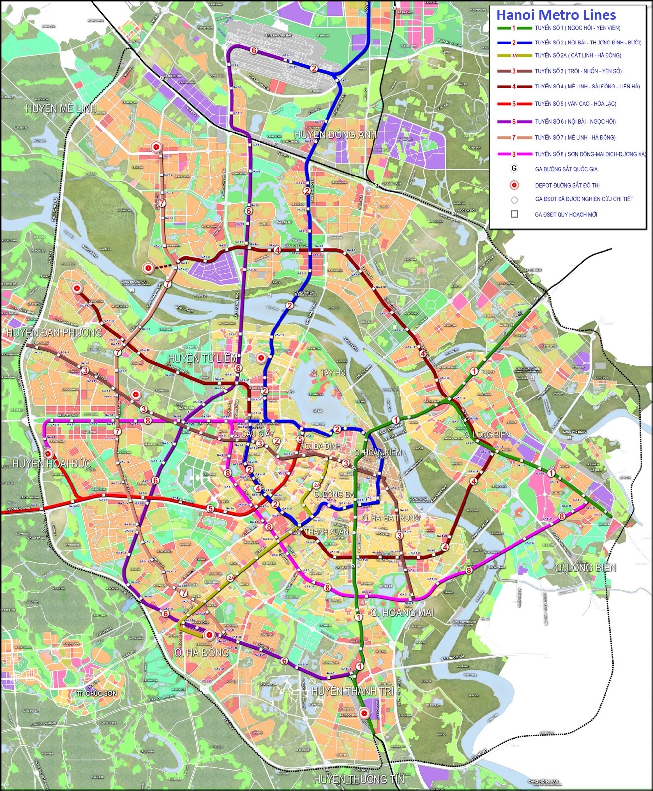 Hanoi Metro Lines